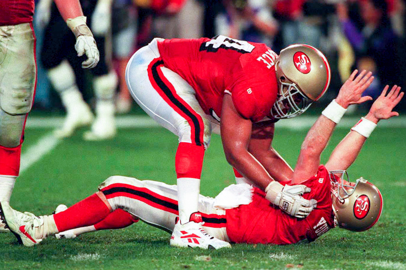 steve wallace 49ers helmet