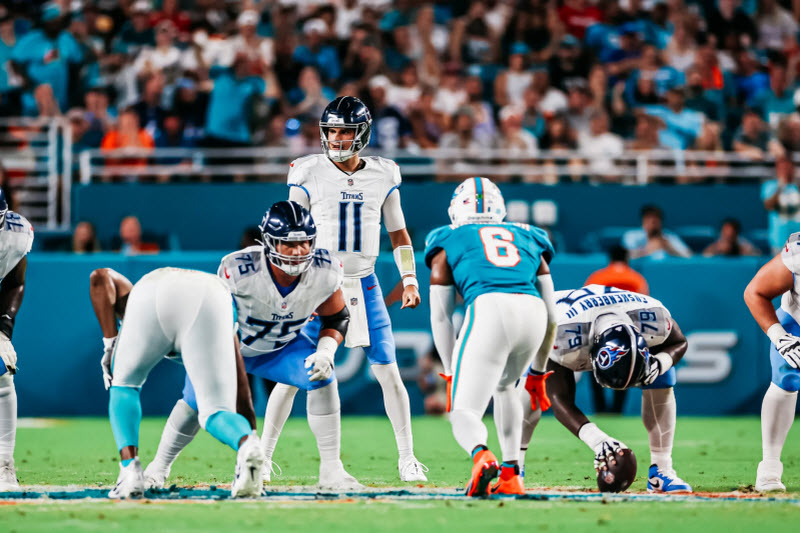 Mason Rudolph, quarterback des Titans