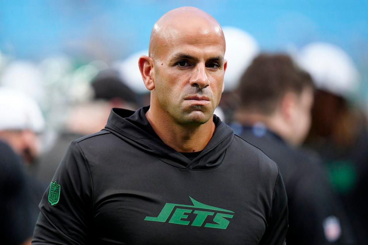 Robert Saleh lors du match à Londres face aux Vikings 2024