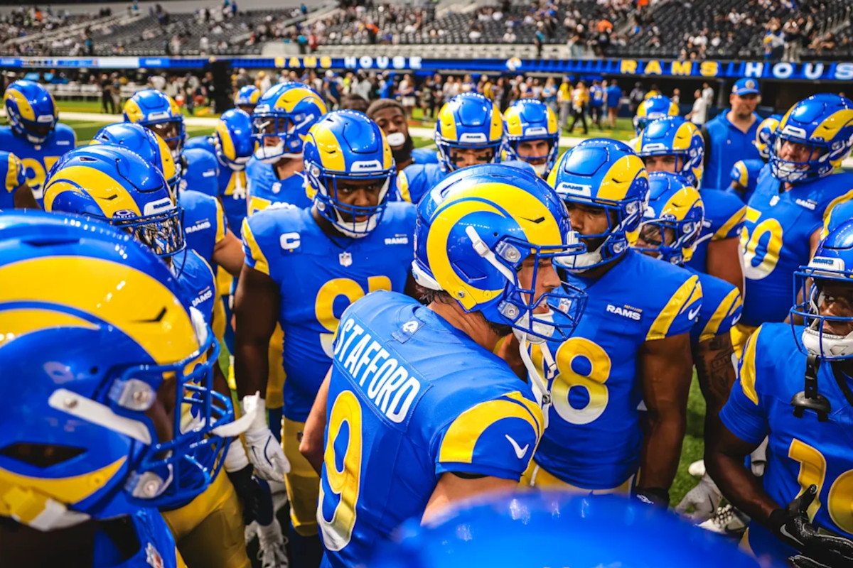 identité visuelle des Los Angeles Rams